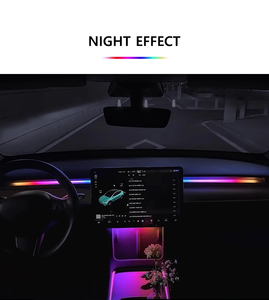 Ambient Lighting Kit for Tesla Model 3/<strong>Y</strong> with Motion Sensor Switch and App Control and Led Strip <strong>Lights</strong> for Tesla Accessories