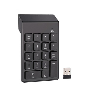 Keywin Wired 18-Tasten-Nummer Tragbare Tastatur USB Mini Numerische Tastatur Einhand-numerische Tastatur für Laptop Desktop PC Tablet
