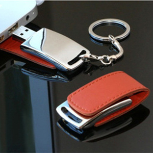 Venta al por mayor colorido PU cuero USB Flash Drive logotipo personalizable 2,0 interfaz 4GB a 128GB almacenamiento 2,0/3,0 disco USB - Product Image 4