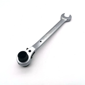 3/4x7/8可逆套筒脚手架棘轮扳手，带7/8开口端 - Product Image 1