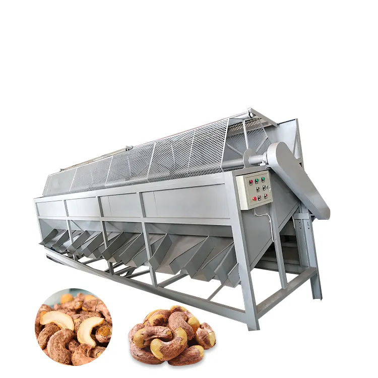 Preço de fábrica de castanho de caju cru, máquina de classificação Kernal, extrato de nozes de frutas