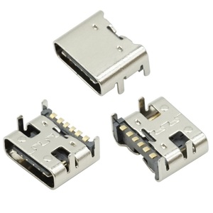 TYPE-C USB母垂直贴片SMT 24p插入式180度USB3.1连接器 - Product Image 4