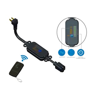 Außen dimmer für Lichterketten, kabellose Fernbedienung Dimmer 50Ft Abstand Auto Off Switch Timer für LED oder Glühlampe - Product Image 1