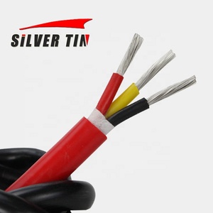200 derece esnek 2 3 4 6 çekirdekli silikon kablo SIHF kablo 1.5 2 2.5 4 6mm yüksek sıcaklığa dayanıklı kablo Multicore silikon kauçuk kablo - Product Image 3