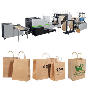 ROKIN BRAND Fully <strong>Automatic</strong> High Speed Flat <strong>Handle</strong> and Paper Twisted <strong>Handle</strong> shopping paper bag <strong>making</strong> <strong>machine</strong> - Product Image 4
