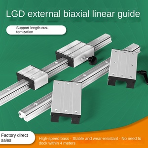 Guía lineal biaxial externa de acero LGD6/8/12/16 Deslizador de bloqueo deslizante para maquinaria fotográfica de carpintería CNC aplicable - Product Image 3