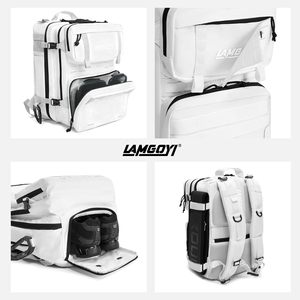 Lamgoyi กระเป๋าเป้สะพายหลังสำหรับเล่นกีฬาไต่เขากันน้ำกระเป๋า35L สะพายหลังยุทธวิธีฟิตเนสแบบปรับแต่งได้พร้อมตีนตุ๊กแก - Product Image 4
