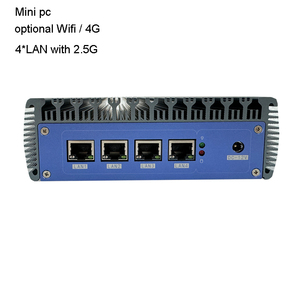 Fanless Mini PC Celeron J6412/N100 4xintel 2.5G Ethernet pfsense Router Linux/Win10 4 * lan mini Computer
