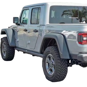 ABSプラスチック4X4アクセサリーボディキットライトマッドガード付きハイフェンダーフレアジープラングラー剣闘士JT用スプラッシュホイール眉毛 - Product Image 1