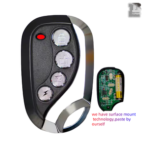 Interruttore di telecomando senza fili a 4 canali codice di apprendimento ABS in plastica 12V duplicatore di chiavi per auto ricevitore remoto incluso - Product Image 6
