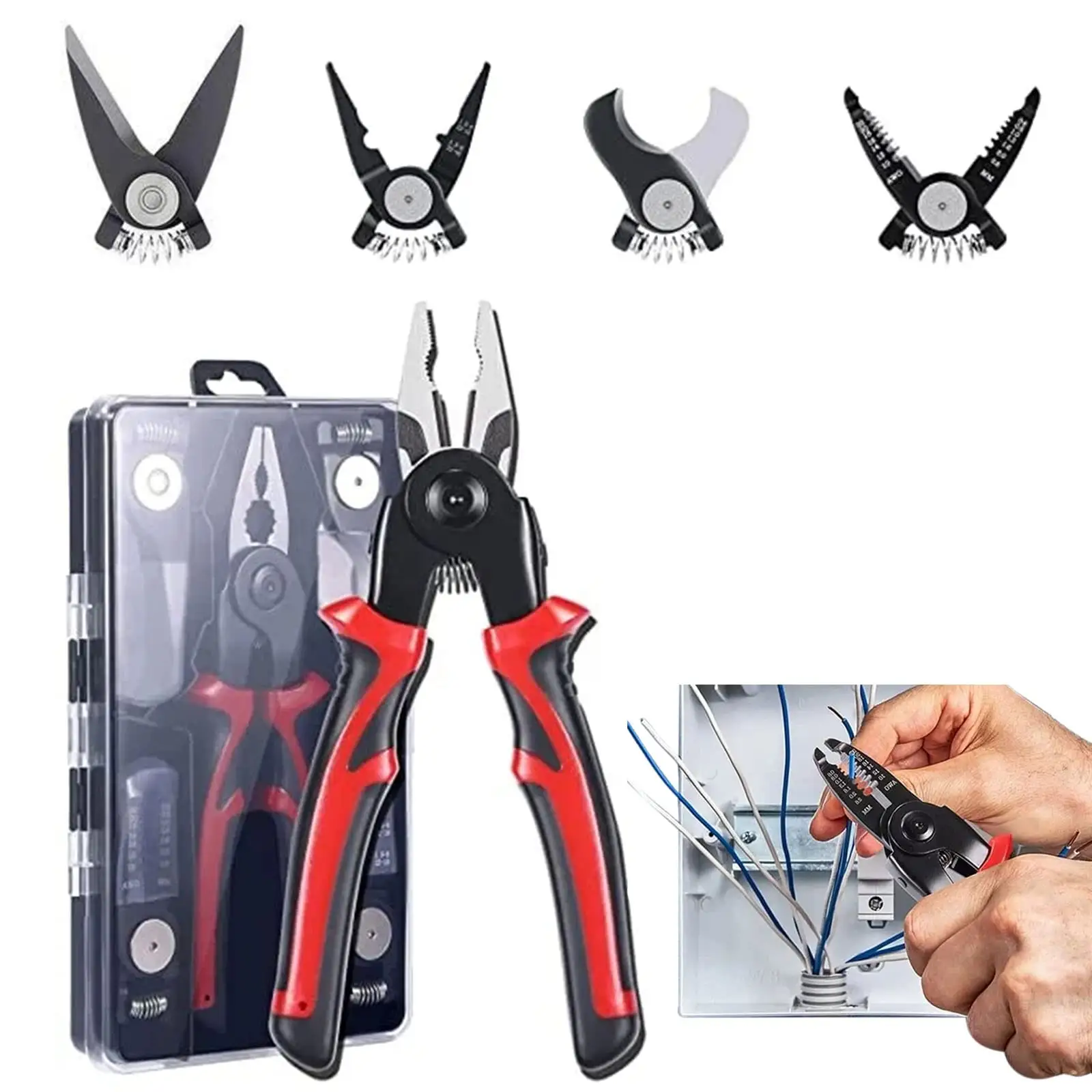 5 em 1 All Purpose versátil Heavy Duty Tool Kit Atualizado Alicatadores Multifuncionais