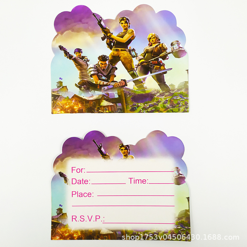 10pcs invite card