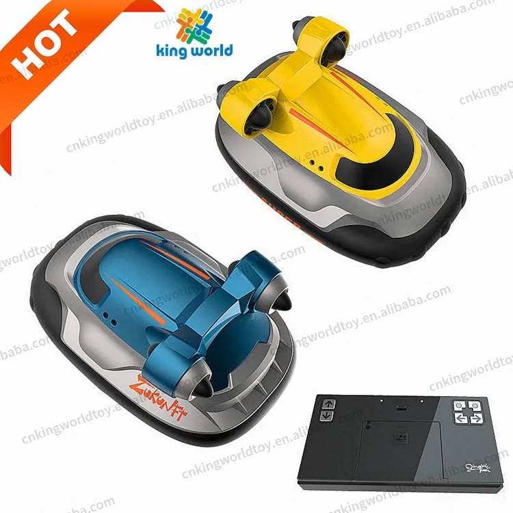 RC Racing Boat With Led Light For Pools And Lakes 4 Channel 2.4Ghz Remote Control High Speed Rc Motorboat
