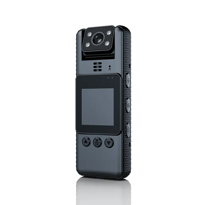 1080P Portable Mini corps porté caméra grand Angle 180 rotatif HD objectif IR Vision nocturne enregistreur d'application de la loi