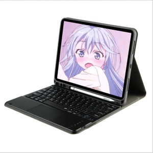 平板电脑通用无线平板蓝牙3.0键盘聚氨酯皮套支架IPad 10.2 10.5 10.9 11专业版 - Product Image 3