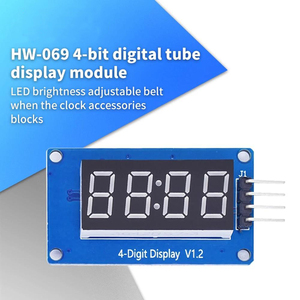 TM1637 modulo Display a LED per 7 segmento 4 bit 0.36 pollici orologio anodo rosso tubo digitale quattro Driver seriale Board Pack - Product Image 1