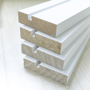 Yüksek kaliteli ahşap kapı çerçeve su geçirmez ahşap plastik kapı çerçeve pvc jamb beyaz astarlanmalıdır dekoratif lvl kapı sövesi çerçeve - Product Image 1