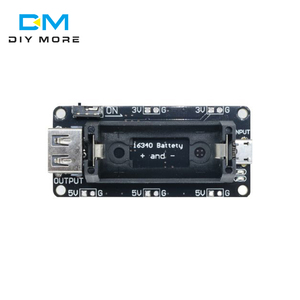 16340 Lithium-Batterie-Abschirmung V9 V8 V3 Mobile Power Expansion Board-Modul 5V/3A 3V Micro-USB Typ C für Arduino ESP8266