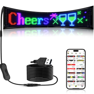 APP Control LED flexible Anzeige Programmier bares Text muster Animation LED-Schild Bildlauf Nachricht Auto LED-Bildschirm - Product Image 4