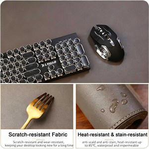 Tùy chỉnh XXL 900x400mm chơi game chuột Pad chống trượt cơ sở cao su khâu cạnh chống nước chống xước bằng chứng không dây sạc Cổ Phiếu - Product Image 3