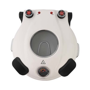 Mini Stovetop bánh pizza sản xuất bánh mì 31cm với gốm xoay đá tấm nhà lò nướng bánh pizza điện - Product Image 2