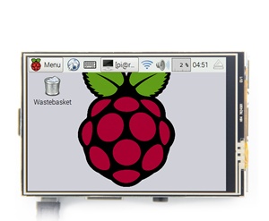 3,5-Zoll-SPI-Touch-LCD-Display für Raspberry Pi 3,5-Zoll-TFT-Bildschirmmodul ILI9486-Treiber 480 X320-Auflösung für Raspberry Pi 3B/4B