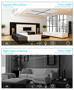 นาฬิกาแสดงผล360องศาการเชื่อมต่อ WiFi HD 1080P หุ่นยนต์กล้องควบคุมระยะไกล - Product Image 6
