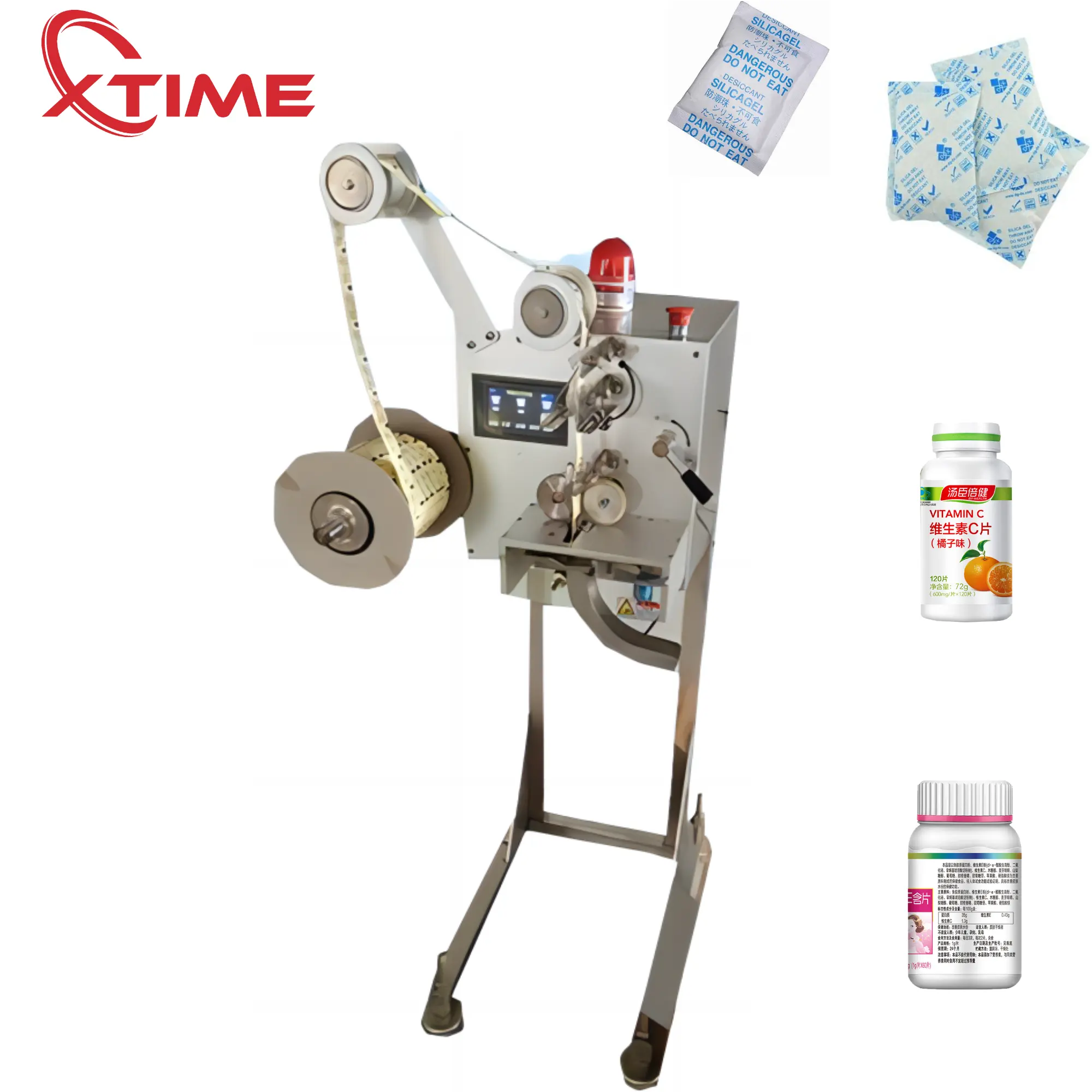 Kurutucu koruyucu koyarak makinesi şişe gıda üretim hattı için küçük çanta besleme makinesi poşet damla makinesi
