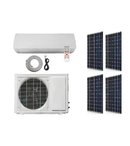 Solar Power Mini Split 12000 Btu Air Conditioner Hybrid Solar Air Conditioner