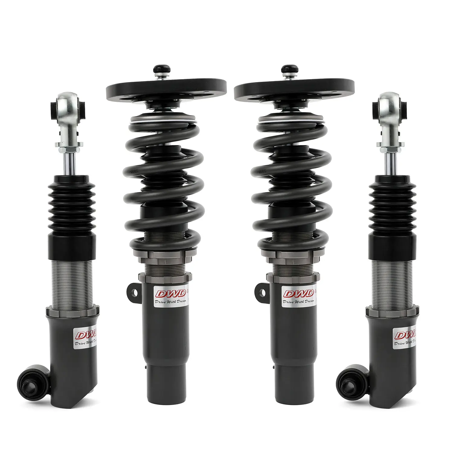 Vente d'usine 32 étapes amortisseur coilover mono-tube réglable pour Peugeot 205 1983-1998 PGT001