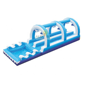 Nuevo tobogán inflable Slip N Slide inflable y tobogán con piscina Nuevo y emocionante tobogán inflable y tobogán de ciudad - Product Image 1