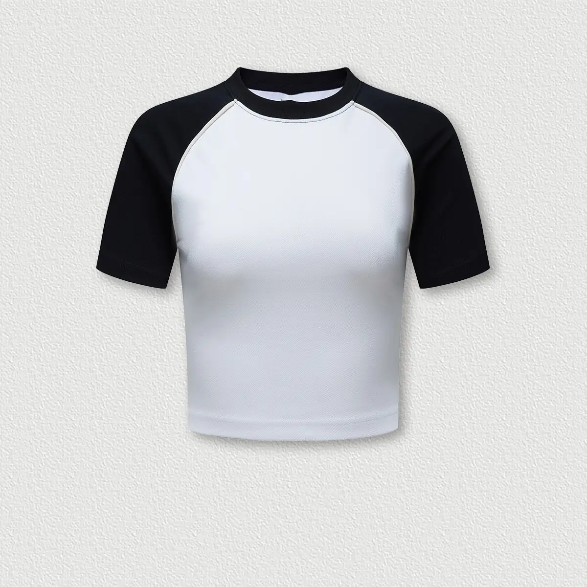 Moda promozionale all'ingrosso a buon mercato Logo personalizzato donna t-shirt Slim Fit Raglan di alta qualità