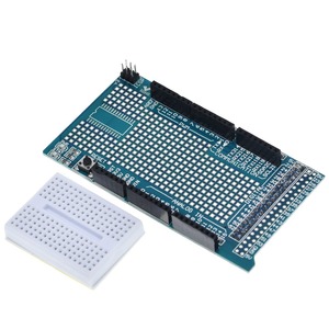 TZT MEGA 2560 R3 Proto Prototype Shield V3.0 scheda di sviluppo espansione + Mini PCB Breadboard 170 punti di fissaggio per arduino fai da te - Product Image 3