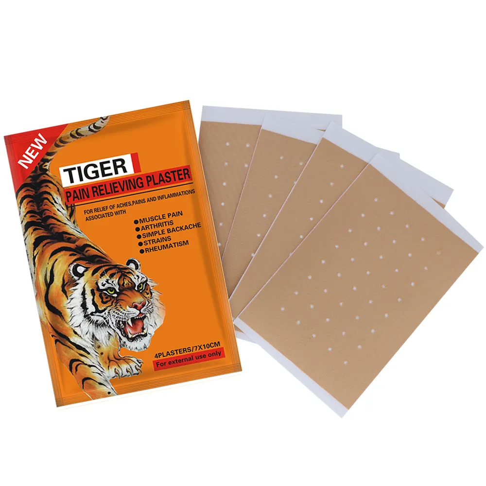 2022 Hot Selling Tiger Aliviar A Dor Patch Voltar Joelho Muscular Alívio Da Dor Gesso