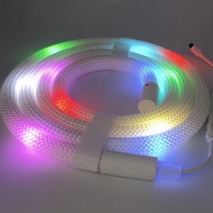 高品质15mm Dia。LEDネオンロープライト240LED/M DC12V RGBシングルカラー10重量/容積IP67リモコンストリップライトスマート製品 - Product Image 3
