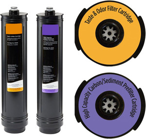 OEM K5 K2 VX RX ve KRO + yedek kartuş seti su filtresi yüksek kapasiteli karbon/tortu ön filtre kartuşu - Product Image 2