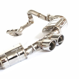 High Performance Racing Valved Exhaust Pipes with <strong>Header</strong> for Porsche Cayman Boxster 987 987.2 2.7 2.9 <strong>3.4</strong> 08-12 Exhaust System - Product Image 5