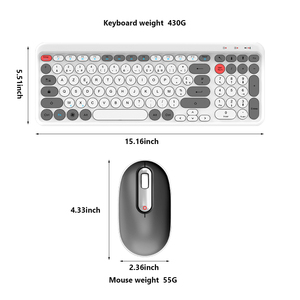 Directo de fábrica al por mayor inalámbrico 2,4G Mini teclado y ratón combinación conjunto ultrafino ordenador Oficina 901 teclado y ratón