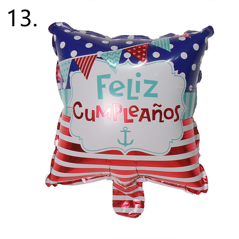 Cuadrado español de 10 pulgadas para el Día de San Valentín, modelo 13.