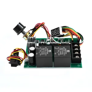 DC10-55V PWM DC Bürste Motor drehzahl regler LED Digital anzeige Vorwärts Rückwärts drehung Steuer modul Drehknopf Max 60A - Product Image 3