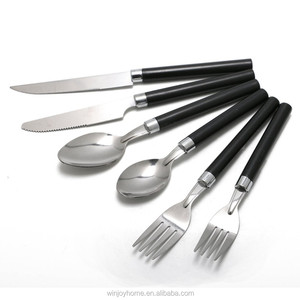 Colorful 360 Plastic in Tray Silverware Set <strong>Flatware</strong> With <strong>Handle</strong> 24 Pcs Fork and Spoon - Product Image 6