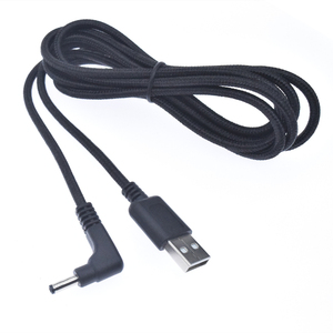 Özelleştirilmiş 5V 9V usb-a erkek Dc 5.5Mm * 2.1Mm açılı erkek güç kablo Usb Dc kablosu - Product Image 2