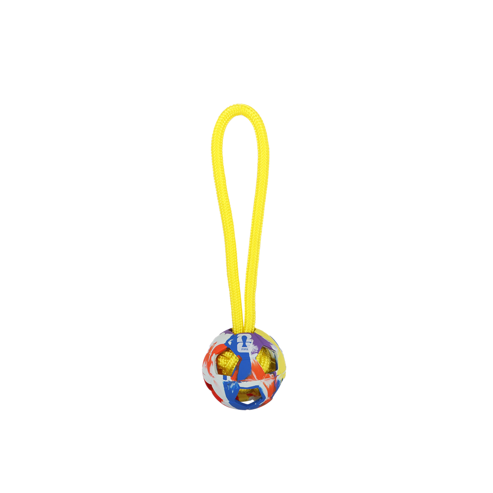 Balle creuse EZ Grip & Throw Rope - S : 5,5x18 cm