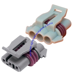 12129946 3 Pin Connector <strong>Delphi</strong> Metri-Pack 150 Series <strong>Map</strong> <strong>Sensor</strong> Plug Grey Female