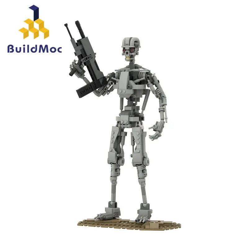 Kit de bloques de construcción de robot Terminator MOC, juego de bloques de construcción de tanque futuro, cazador, asesino, aleación, Batalla de huesos, Mecha, juguetes para niños, regalos