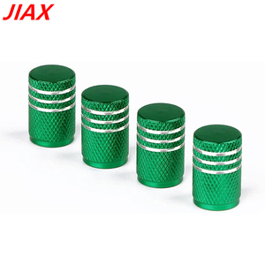 Universal 4-Piece Aluminum Chrome Stripe Tire <strong>Valve</strong> Cap Set, Lightweight Personalized Modification <strong>Valve</strong> <strong>Tips</strong> for Car Tires. - Product Image 2