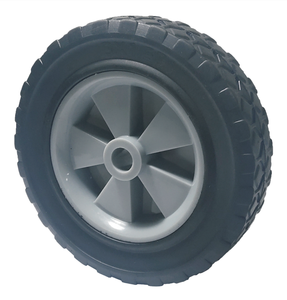 American Hot Selling Rasenmäher Caster 6 Zoll 8 Zoll Rasenmäher Voll gummi Rad rollen für Feld mäher Rollen ohne Lager - Product Image 2