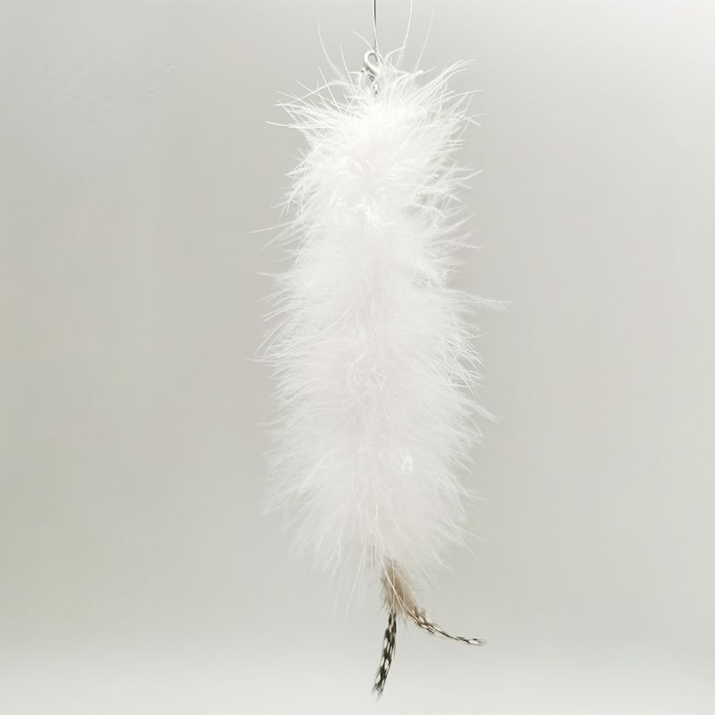 Tira de terciopelo blanco