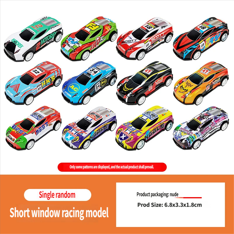 Coche de carreras de ventana corta de 6,8 CM