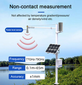 Sensor transmisor de nivel de Radar de medición sin contacto Renke RS485 brida de salida instalar indicador de nivel de Radar - Product Image 5
